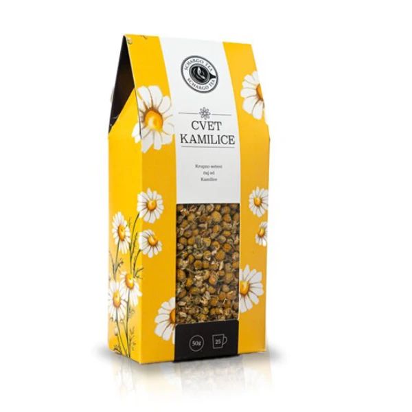 Schargo Tea Cvet Kamilice biljni čaj od krupno sečenih cvetova 100g - Slika 1