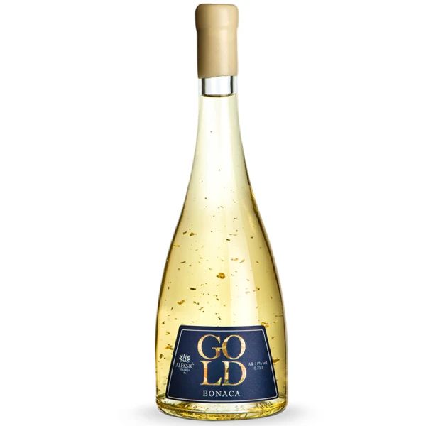 Aleksić Bonaca Gold Chardonnay barrique sa listićima zlata 0.75l - Slika 1