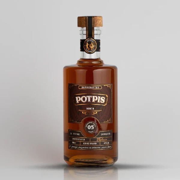 Potpis rakija od dunje barrique stara 5 godina 0.7l - Slika 1