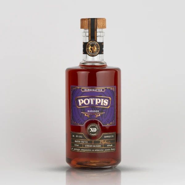 Potpis Kavadon XO rakija od jabuke stara 5 godina 0.7l - Slika 1