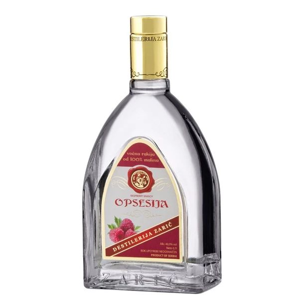 Zarić Opsesija premium rakija od maline 0,7l - Slika 1