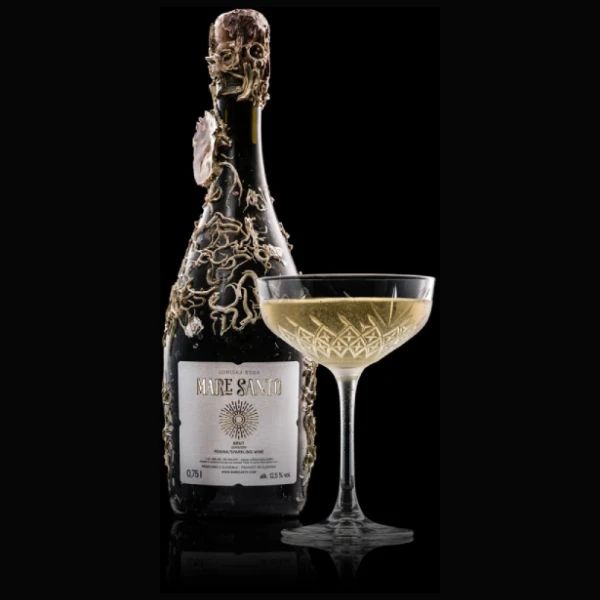 Mare Santo Brut penušavo belo vino od sorti Rebula i Chardonnay - Slika 1
