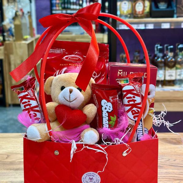 Poklon torbica "Crvena Čarolija" - Slika 1